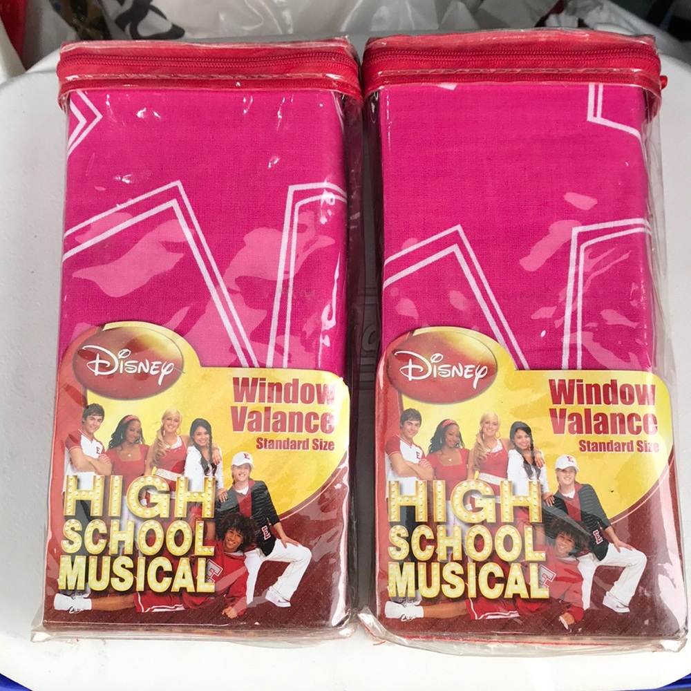 Disney High School Musical window valance set NWT